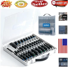 34-Piece SAE/Metric Nut Driver & Impact Bit Set