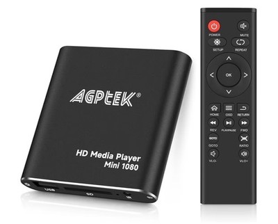 HDMI Media Player, Black Mini 1080p Full-HD Ultra HDMI Digital Media Player