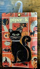 Black Cat Hair Clip Claw Halloween Metal Rhinestone Sparkling Piper K