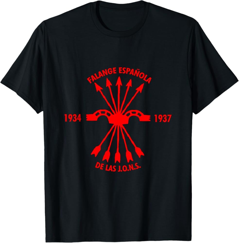 Falange Española Spanish Falanx  TEE Shirt  Made in the USA Size S to XL