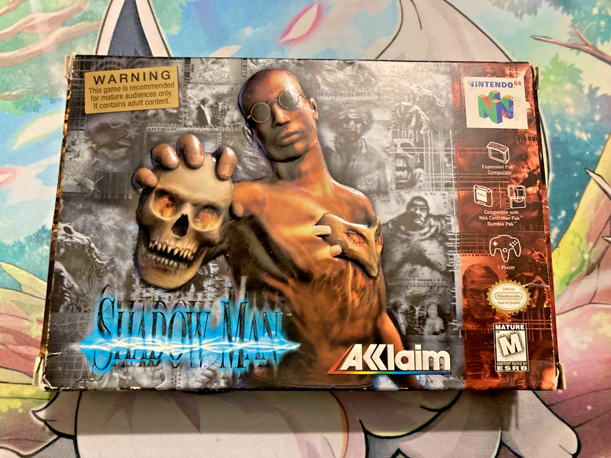 Shadow Man N64 Box, Game, Map (No Manual) | eBay