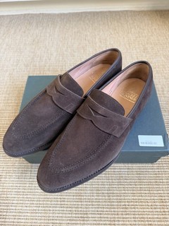 Crockett & Jones Sydney Suede Loafers 10.5