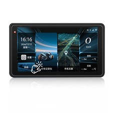 Wireless Carplay Screen for Car - 9" Portable Car Stereo 1080P Backup Camera