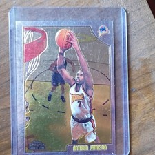 1998-99 Topps Chrome Rookie Antawn Jamison #143 Golden State Warriors Card. rookie card picture