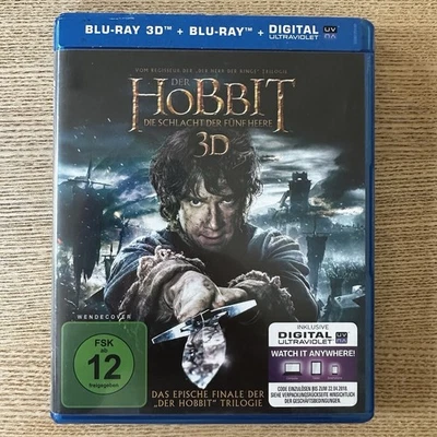 Der Hobbit Die Schlacht der fünf Heere 3D Blu-ray +2D Herr der Ringe LOTR - Bild 1 von 2