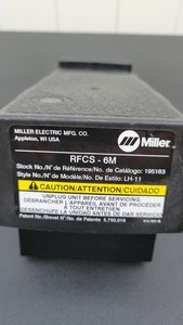 Miller Electric RFCS-6M Foot Pedal Remote Current Control – Stock No. 195183...
