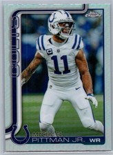 Michael Pittman Jr. 2025 Topps Chrome Refractor #126