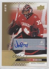 2022 Team Canada Juniors Women's WC Signatures Ann-Renee Desbiens #59 Auto 6kn