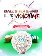 New Billiards Cleaning Machine Snooker Pool Ball Cleaner Balls Cleaning Polisher