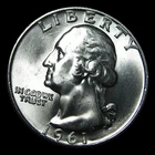 1961-D Silver Washington Quarter Dollar ---- Gem BU Stunning Coin ---- #PP730