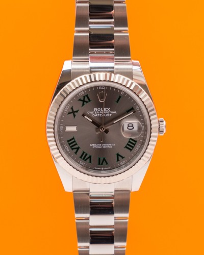 Rolex Datejust 41mm 126334 Wimbledon Dial Fluted Oyster 2022