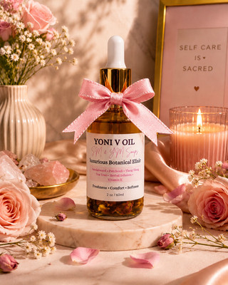   Yoni V Oil | Luxury Botanical Elixir/ aceite V íntimo yoni lujo botánico