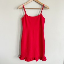 LULUS Spoonful of Sass Red Bodycon Mini Dress**Flattering Style Size SMALL**NWOT