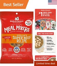 Freeze-Dried Raw Beef Meal Mixers- Dog Food Topper and Mixer - Made with 95 ...