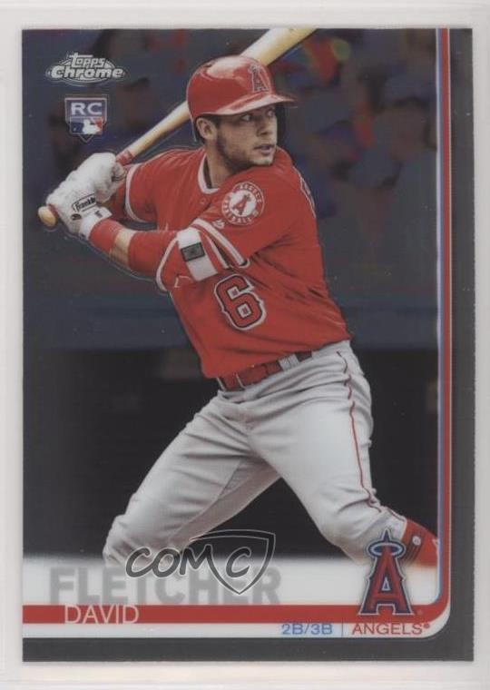 2019 Topps Chrome David Fletcher #181 2o0