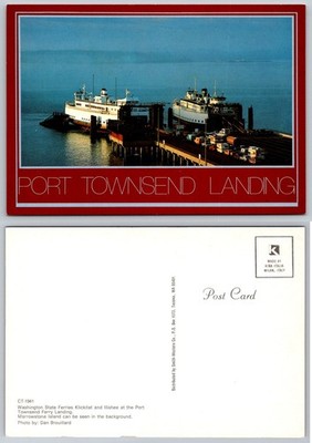 Port Townsend Ferry Landing WA Klickitat Illahee Ferries Postcard Kina Italia