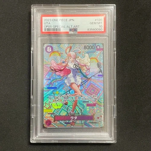 PSA 10 UTA OP02-120 SEC OP05-SP ONE PIECE Card Japanese