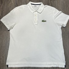 LACOSTE Polo Style White Shirt.