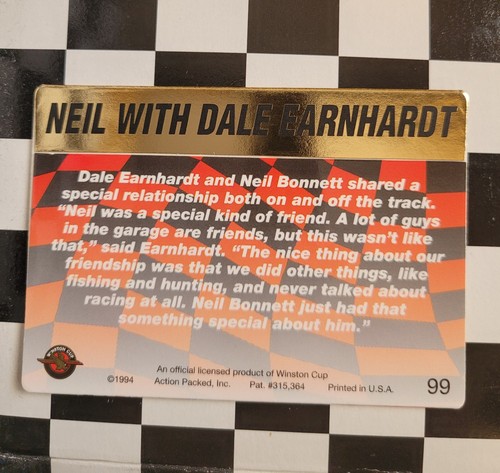 ๐๐Dale Earnhardt Autographed NASCAR Card๐๐ - Picture 2 of 3
