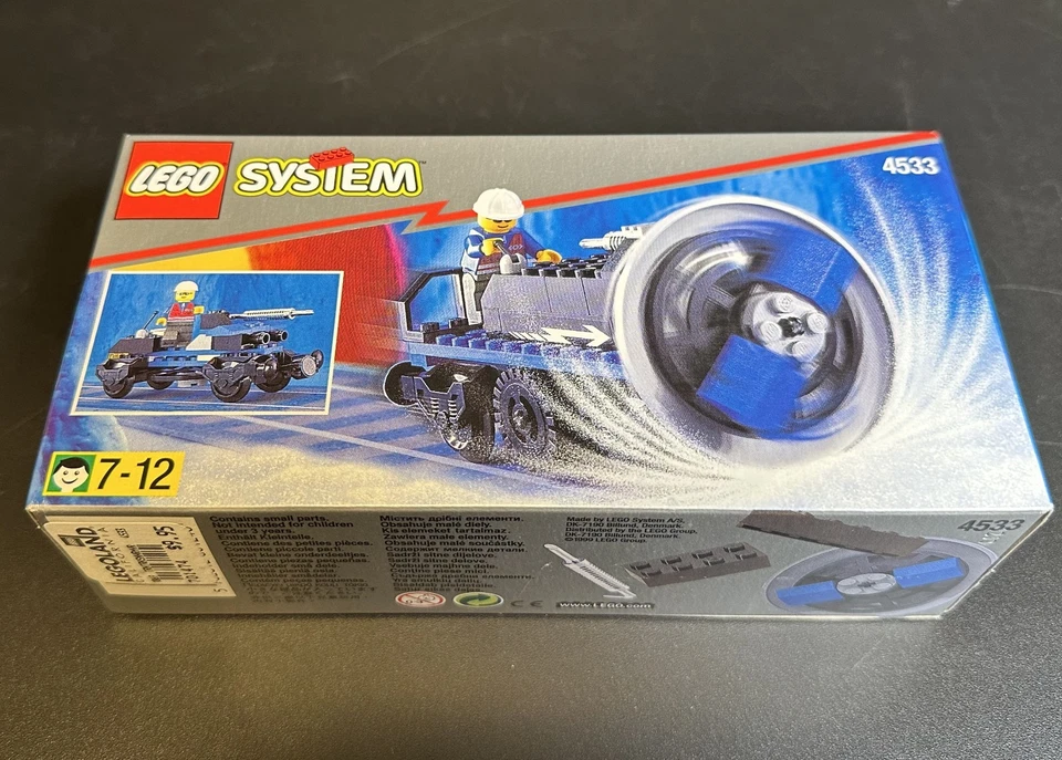 LEGO 4533 Train Track Snow Remover Set New in Sealed Box Vintage 1999 - Image 2 of 4