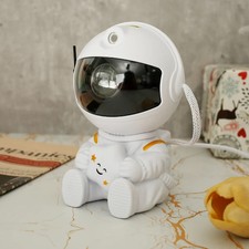 Astronaut Galaxy Star Projector USB Night Light Kids Bedroom Starry Sky Lamp