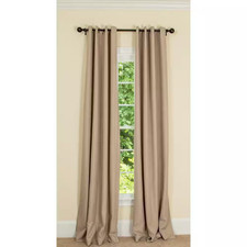 Elle 100 Blackout Grommet Curtains with Thermal Insulated Liner, 2 Panels, 50''