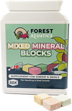 50 X Mixed Calcium Mineral Block Food for Shrimp Snails Plecos Crabs Nerites Ram