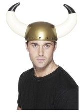 Viking Helmet Mens Noarse Warrior Fancy Dress Accessory