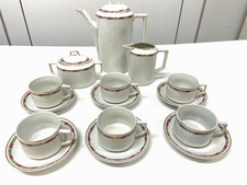 Tee-/Kaffee-Service Bavaria "Rosen", Vintage Jugendstil 20er Jahre Design