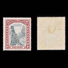 8796: Bahamas SG58 1d Red & Black 1901 Sc#33 Mi19 Mint MLH C£15