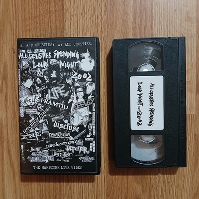 All Crusties Spending Loud Night Noize 2002 VHS Japanese Crust Punk Hardcore 