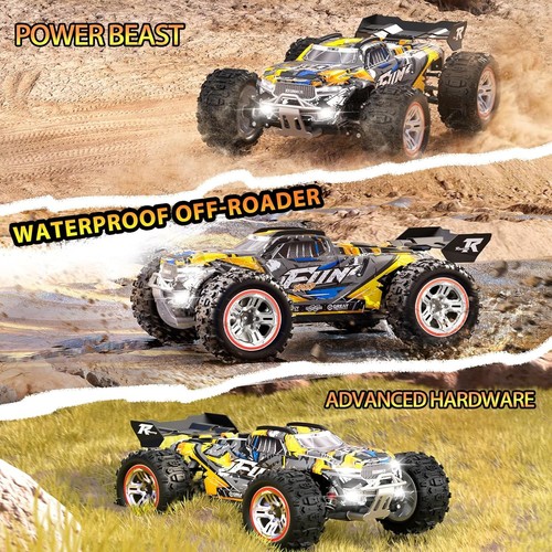 1/14 Brushless RC Cars for Adults Fast + Mph, RC Trucks 4X4 Offroad Waterproo - Picture 5 of 6