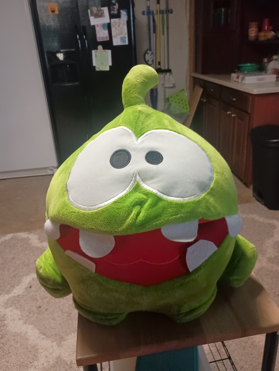 Nomo maniaです！その他の方はご購入をお控えください。 Cut The Rope 18” Jumbo Plush Happy Om Nom | eBay