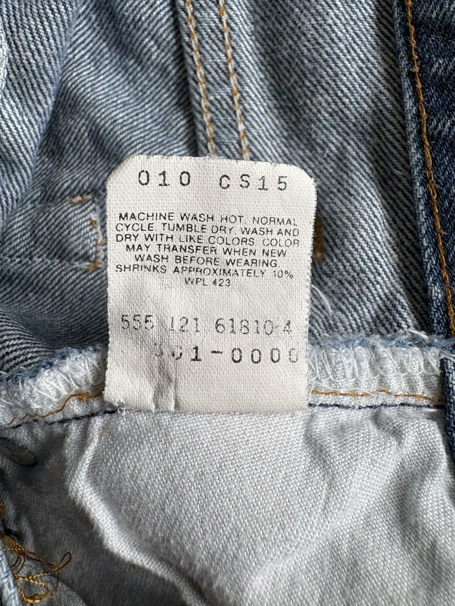 Levi's 501xx 555 Button, Vintage USA | eBay
