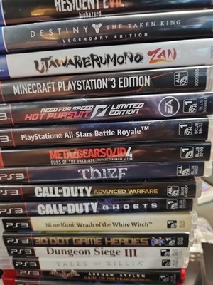 Ps 3 Console W/ 2 Controllers  And 24 Games