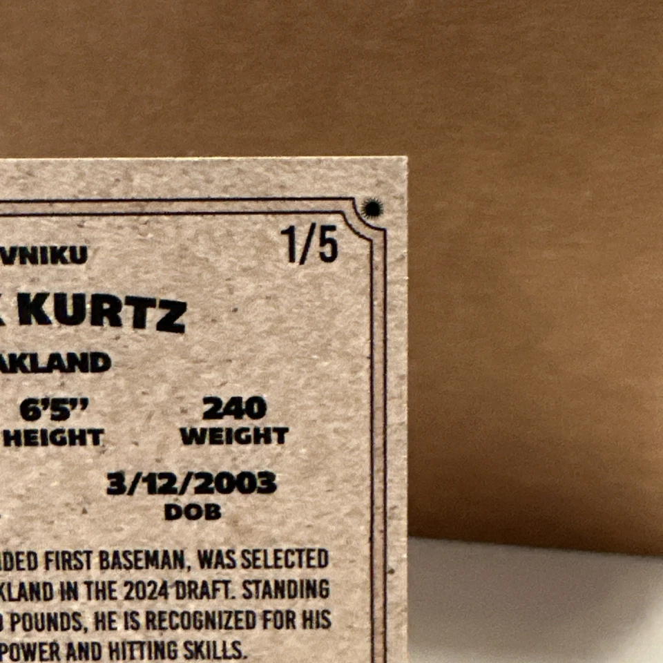 Onyx Vintage 2025 borde verde Nick Kurtz 1/5 coincidencia de color SSP  Foto 3 de 3