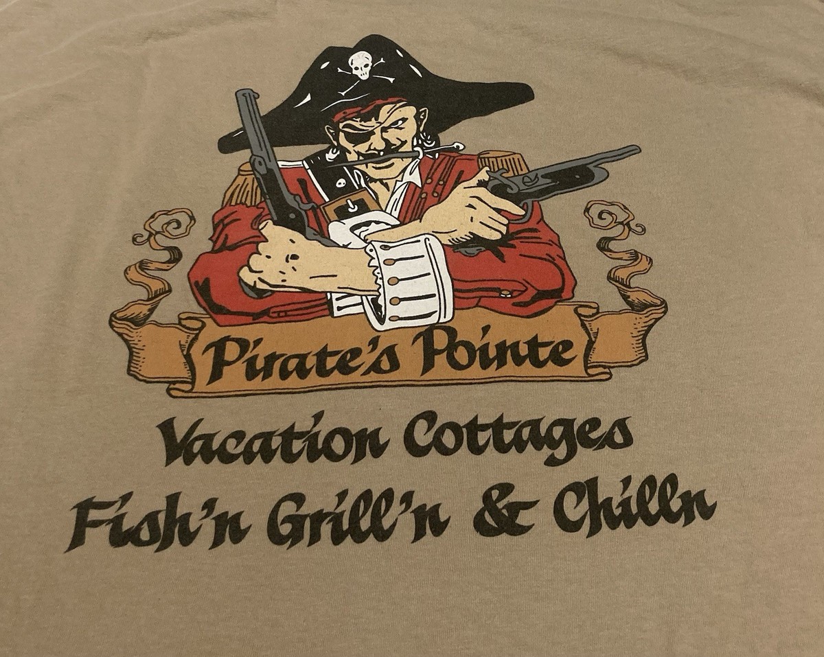 Pirates Pointe Resort Vacation Cottages Ruskin FL Tshirt XL
