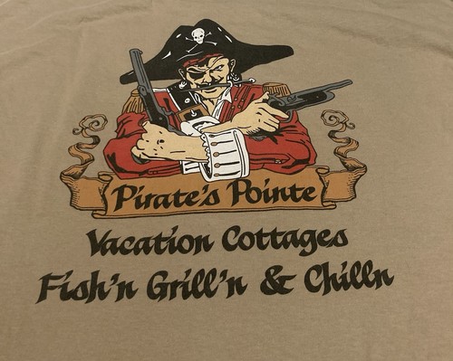 Pirates Pointe Resort Vacation Cottages Ruskin FL Tshirt XL