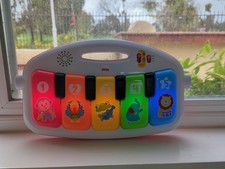 Fisher Price Deluxe Kick and Play Gym Piano Keyboard Music WORKS 