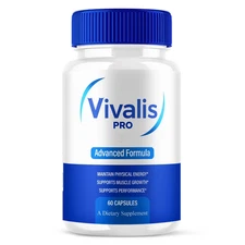 Vivalis for Men ed, Male Health Pills to Boost Energy & Vitality 60ct