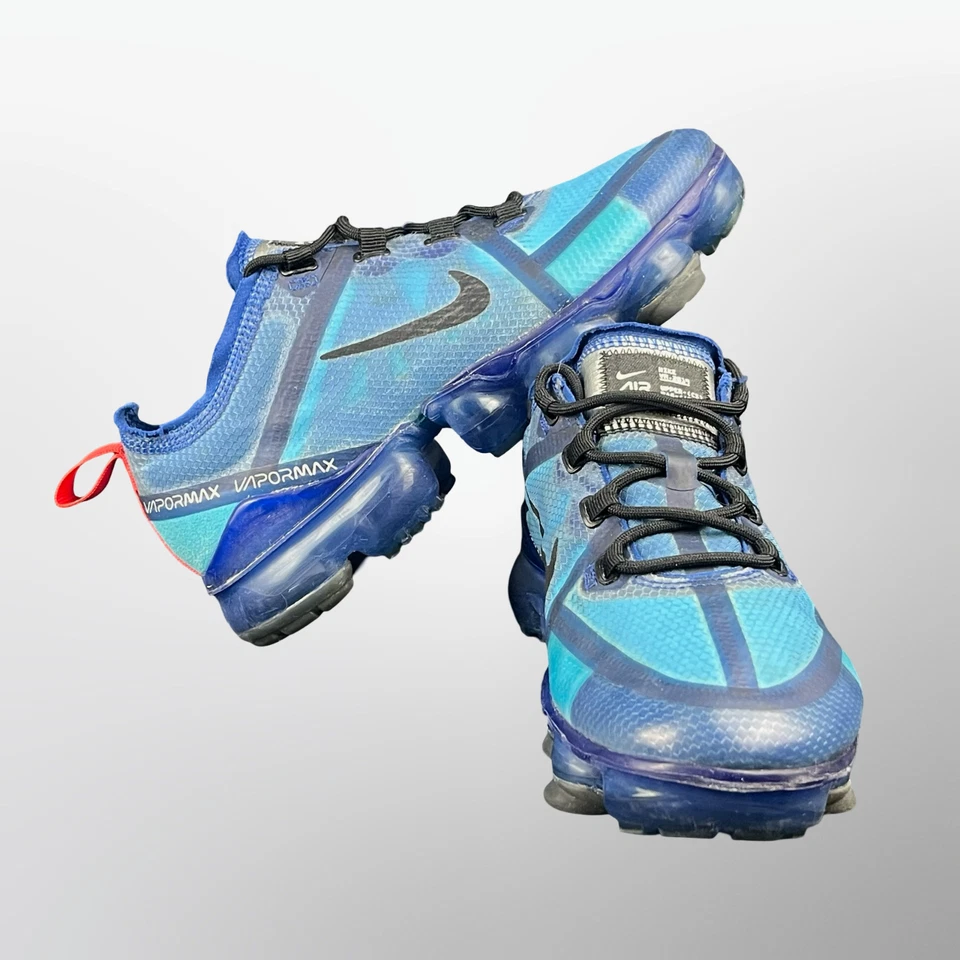 Кроссовки молодежные EUC Nike Air Vapormax 2019 Indigo Force размер 4 Y AJ2616-400 - Изображение 3 из 4