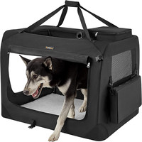 Hundebox Faltbar, Transportbox Hund, , Hundetasche, Oxford - Gewebe, Netzstoff