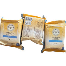 3 Burt's Bees Baby Face  Hand Cloths, Unscented Cleansing Wipes, 30 ea 90 total