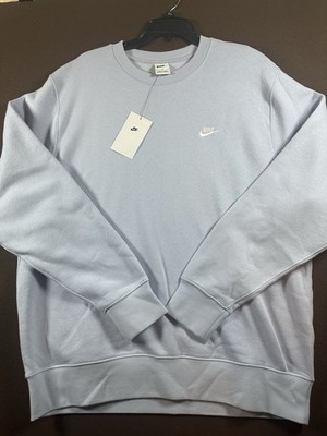 Nike Sportswear Club Fleece Sweatshirt Crewneck Ghost White Men's XL FN3886-057