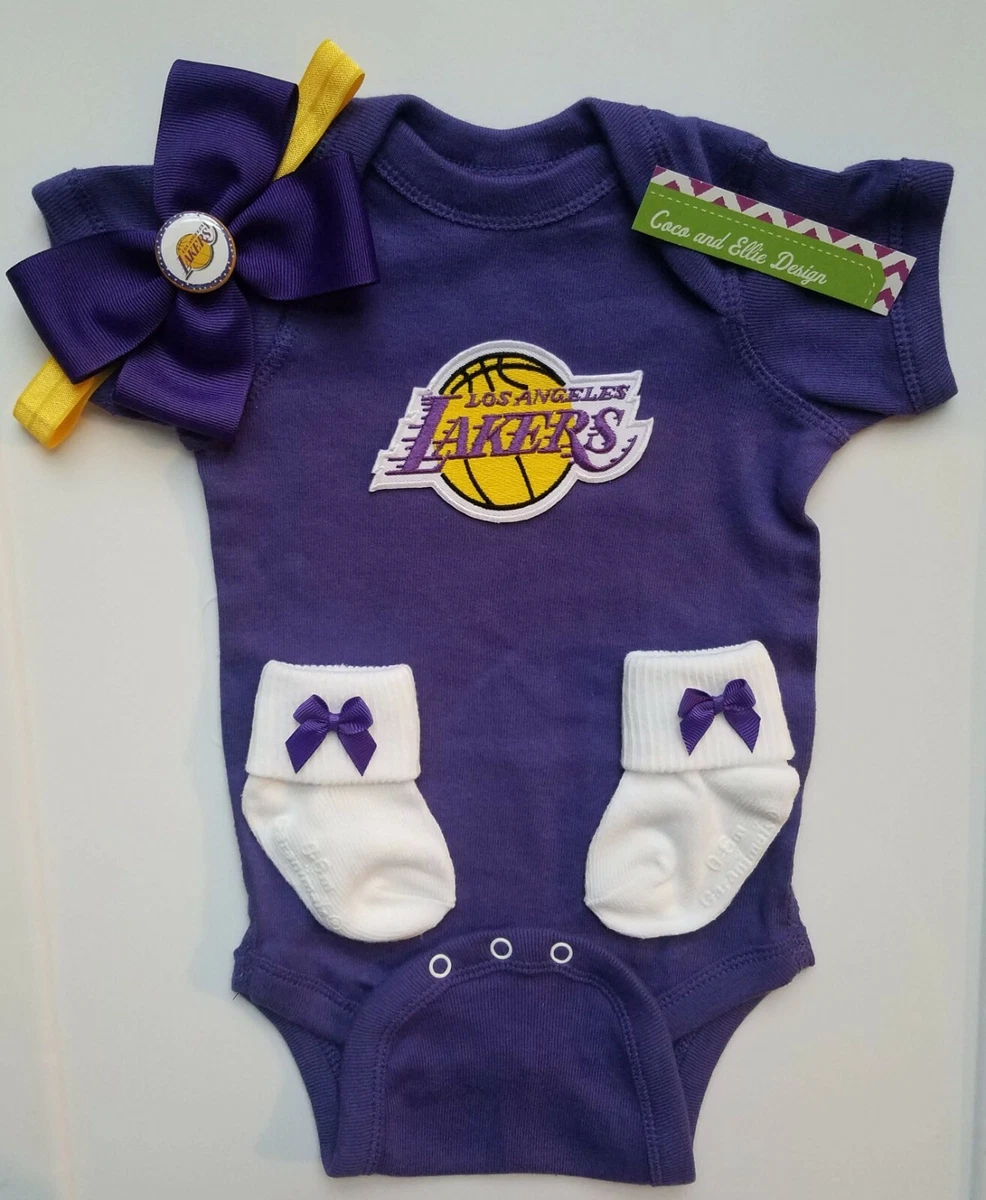 Lakers infant shop onesie
