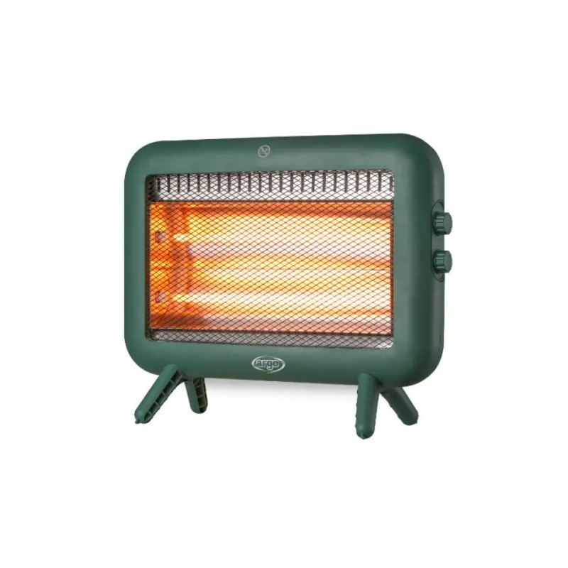 ARGO SEVENTY GREEN STUFA ELETTRICA AL QUARZO 1000 W 2 POTENZE - VERDE