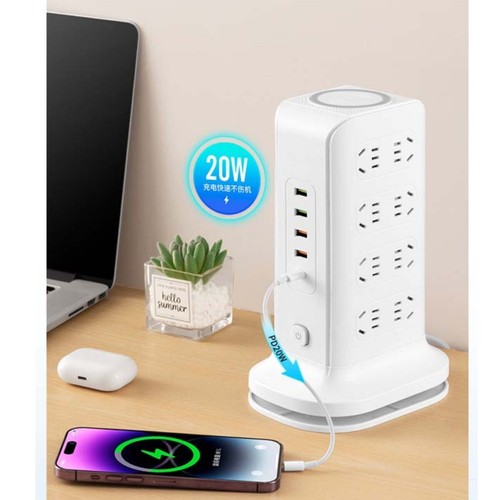 Power Board 8/12 Way Outlets Socket USB Charging Charger Ports Surge Protector - Picture 9 of 29