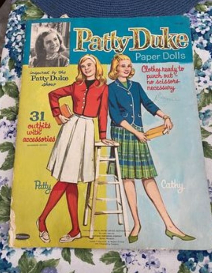Patty Duke Paper Dolls TV Show Vintage Whitman 1964 Used Original eBay