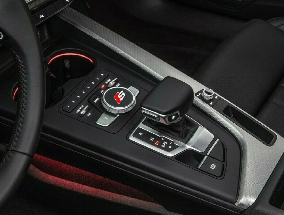 Tapicería interior Audi línea S pegatina calcomanía logotipo se adapta a A6 A7 A8 A3 A4 Q7 Q5 RS sline Foto 2 de 4
