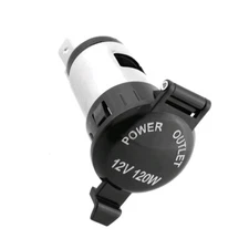 12V - 24V Cigarette Lighter Socket Power Plug Outlet Parts For Black Car Truck